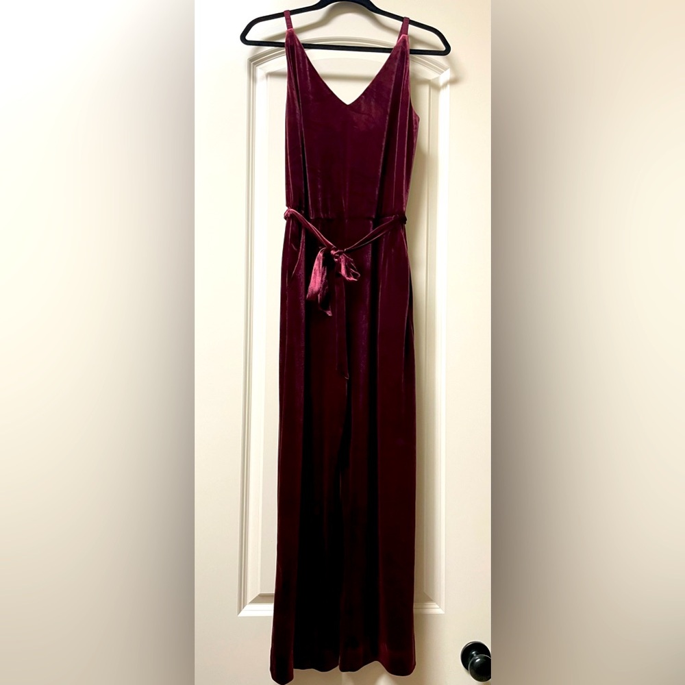 Banana Republic Velvet Jumpsuit